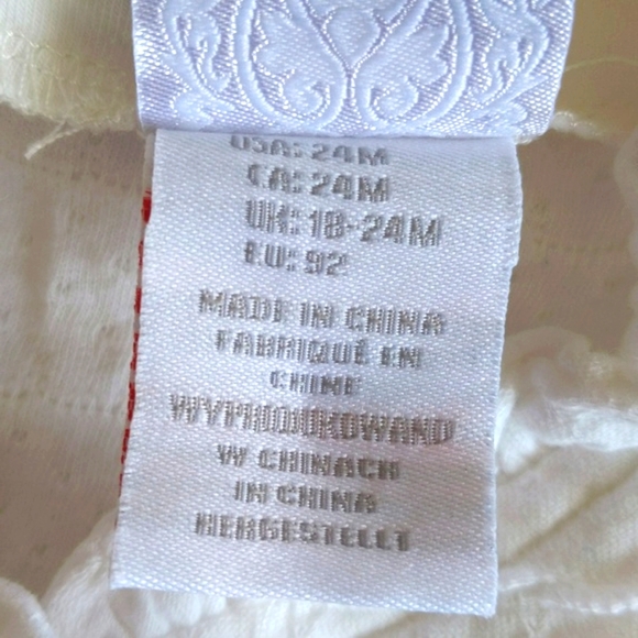 heirlooms by Polly Flinders pointelle knit & tulle dress 24 months baby girl - Picture 9 of 9